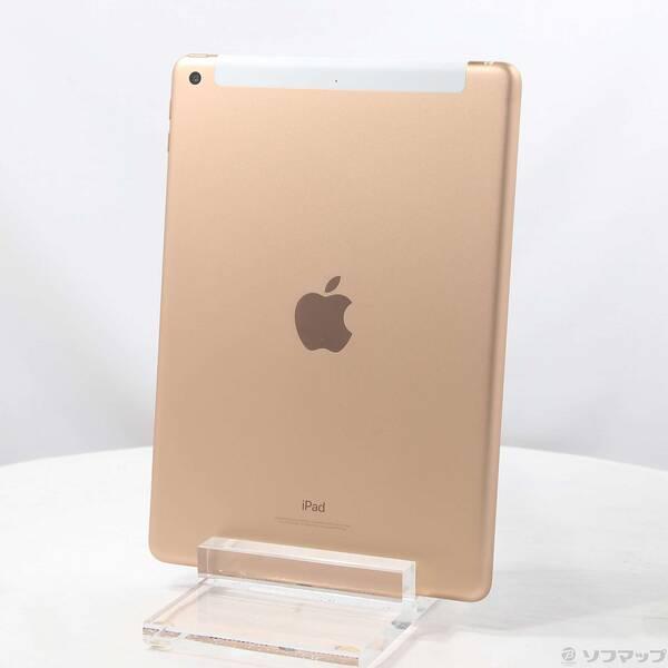 〔中古〕Apple(アップル) iPad 第6世代 32GB ゴールド MRM02J／A auロック解除SIMフリー〔348-ud〕 | 