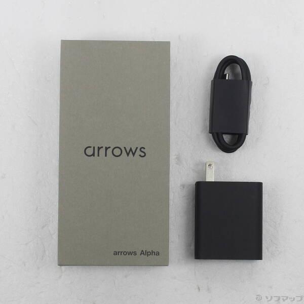 中古〕FCNT arrows Alpha 512GB ホワイト PB8M0001JP SIMフリー〔349