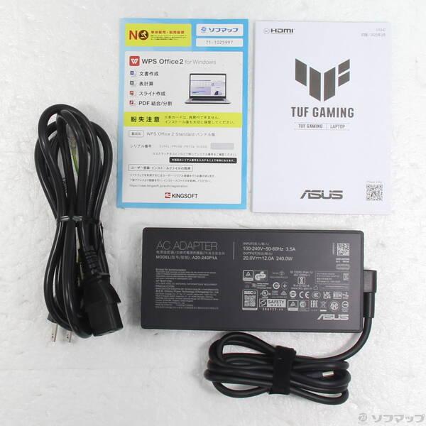 〔中古〕ASUS(エイスース) 〔展示品〕 TUF Gaming A16 FA608UH-R7R5050 イェーガーグレー〔262-ud〕 |  | 04