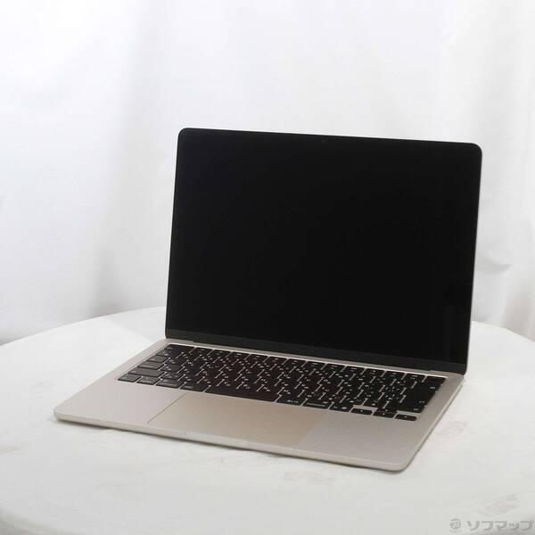 〔中古〕〔展示品〕 MacBook Air 13.6-inch Early-2025 MW0Y3J／A Apple M4 10コアCPU_8コアGPU 16GB SSD256GB スターライト 〔26.3 Tahoe〕〔258-ud〕 | 