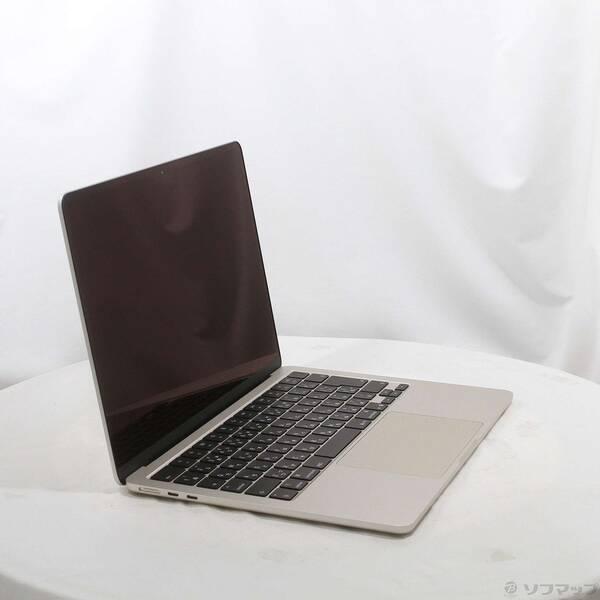 〔中古〕〔展示品〕 MacBook Air 13.6-inch Early-2025 MW0Y3J／A Apple M4 10コアCPU_8コアGPU 16GB SSD256GB スターライト 〔26.3 Tahoe〕〔258-ud〕 |  | 03