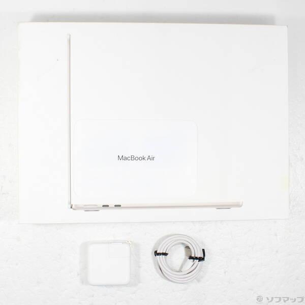〔中古〕〔展示品〕 MacBook Air 13.6-inch Early-2025 MW0Y3J／A Apple M4 10コアCPU_8コアGPU 16GB SSD256GB スターライト 〔26.3 Tahoe〕〔258-ud〕 |  | 04