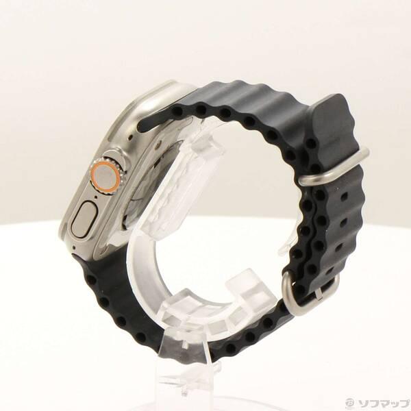 〔中古〕Apple(アップル) Apple Watch Ultra GPS + Cellular 49mm チタニウムケース ミッドナイトオーシャンバンド〔377-ud〕 |  | 01