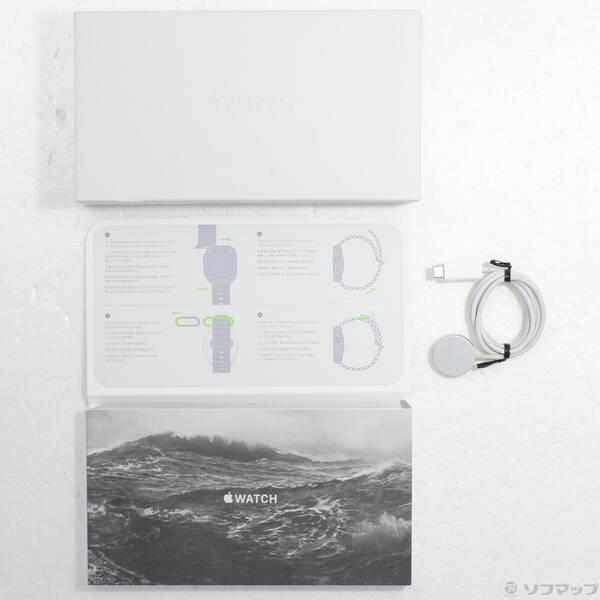 〔中古〕Apple(アップル) Apple Watch Ultra GPS + Cellular 49mm チタニウムケース ミッドナイトオーシャンバンド〔377-ud〕 |  | 04