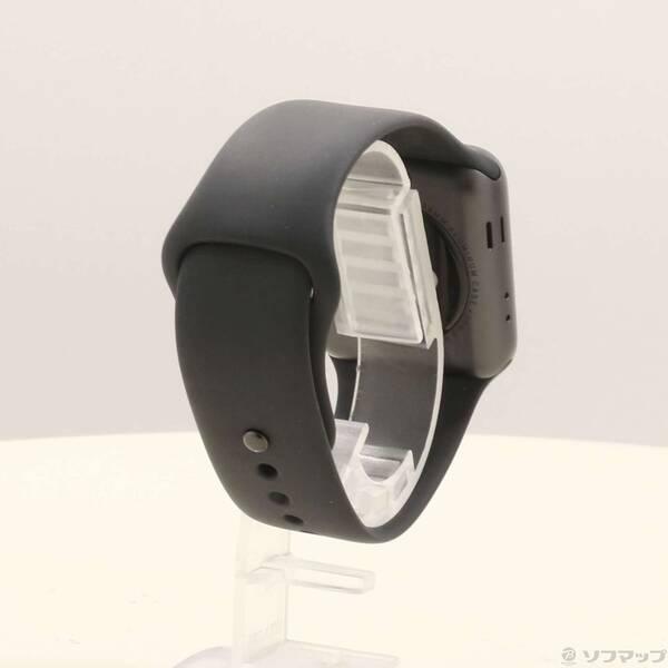 〔中古〕Apple(アップル) Apple Watch Series 3 GPS 38mm スペースグレイアルミニウムケース ブラックスポーツバンド〔247-ud〕 |  | 02