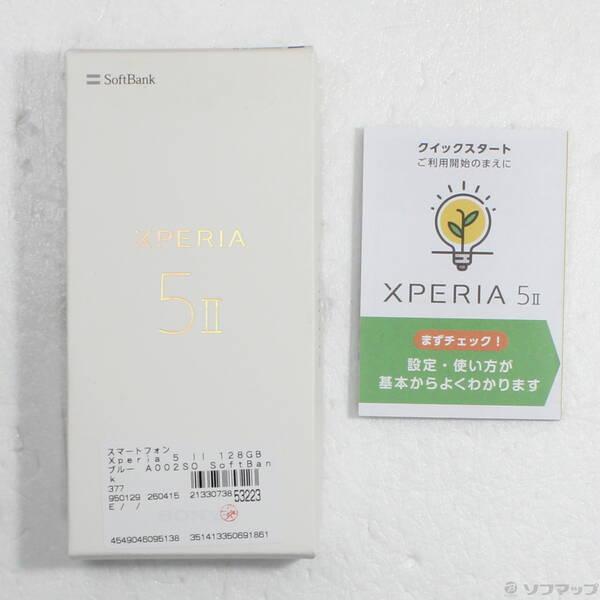 〔中古〕SONY(ソニー) Xperia 5 II 128GB ブルー A002SO SoftBank〔262-ud〕 |  | 04