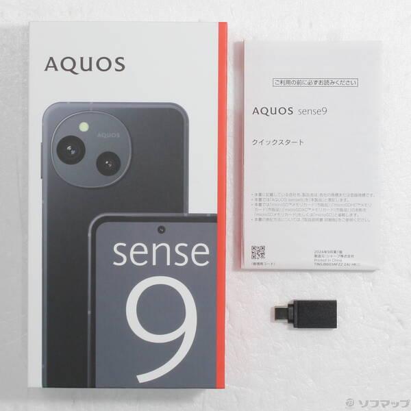 中古〕SHARP(シャープ) AQUOS sense9 128GB ブラック SH-M29 SIMフリー