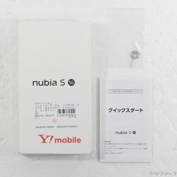 〔中古〕ZTE nubia S 5G 128GB ホワイト A403ZT Y!mobile SIMフリー〔269-ud〕 |  | 04