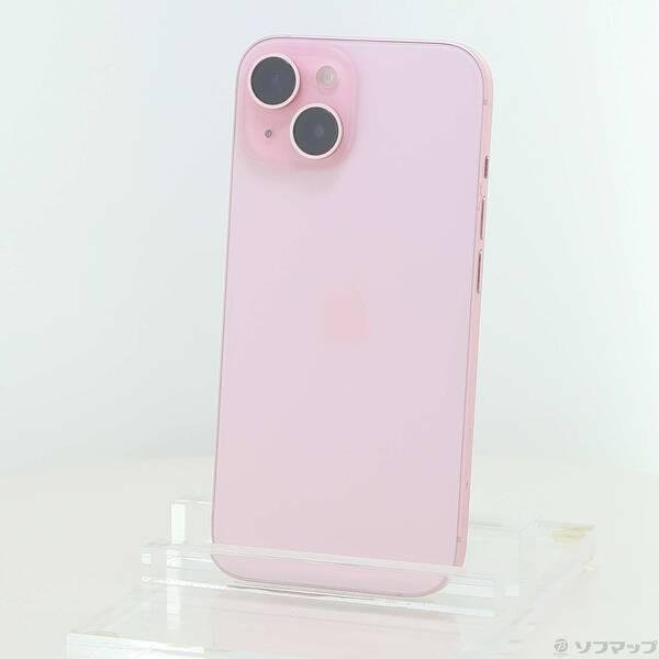 〔中古〕Apple(アップル) iPhone15 128GB ピンク MTMJ3J／A SIMフリー〔377-ud〕 | 