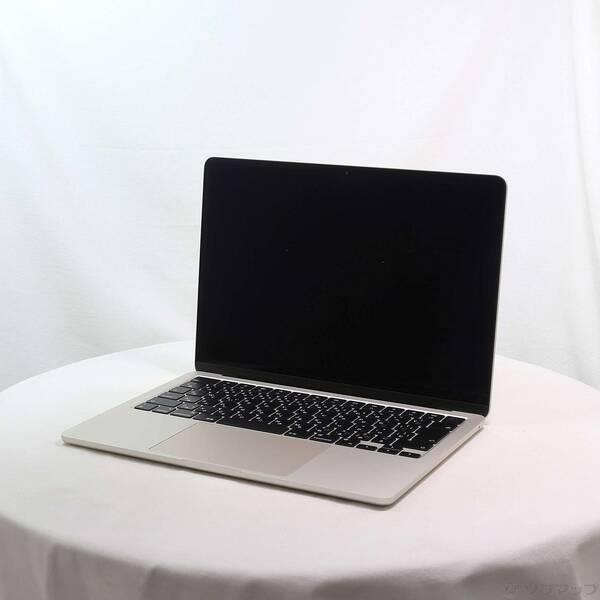 〔中古〕Apple(アップル) MacBook Air 13.6-inch Mid-2022 MLY23J／A Apple M2 8コアCPU_10コアGPU 16GB SSD1TB スターライト 〔26.3 Tahoe〕〔276-ud〕 | 