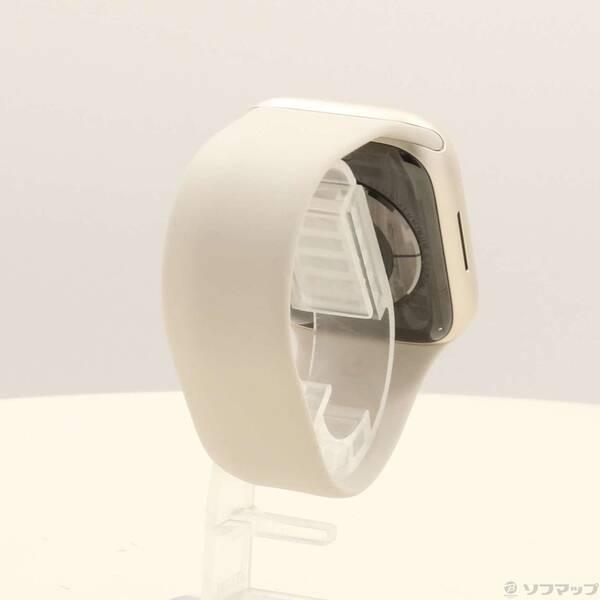 〔中古〕Apple(アップル) Apple Watch Series 9 GPS + Cellular 45mm スターライトアルミニウムケース スターライトソロループ〔198-ud〕 |  | 02