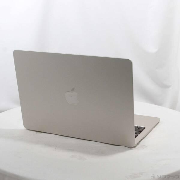 〔中古〕〔展示品〕 MacBook Air 13.6-inch Late-2024 MC7W4J／A Apple M2 8コアCPU_8コアGPU 16GB SSD256GB スターライト 〔26.3 Tahoe〕〔198-ud〕 |  | 02