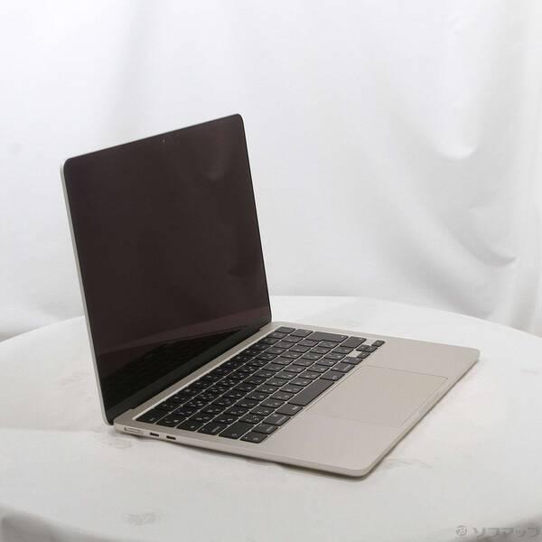 〔中古〕〔展示品〕 MacBook Air 13.6-inch Late-2024 MC7W4J／A Apple M2 8コアCPU_8コアGPU 16GB SSD256GB スターライト 〔26.3 Tahoe〕〔198-ud〕 |  | 03