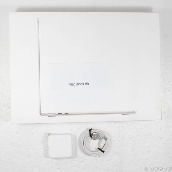 〔中古〕〔展示品〕 MacBook Air 13.6-inch Late-2024 MC7W4J／A Apple M2 8コアCPU_8コアGPU 16GB SSD256GB スターライト 〔26.3 Tahoe〕〔198-ud〕 |  | 04