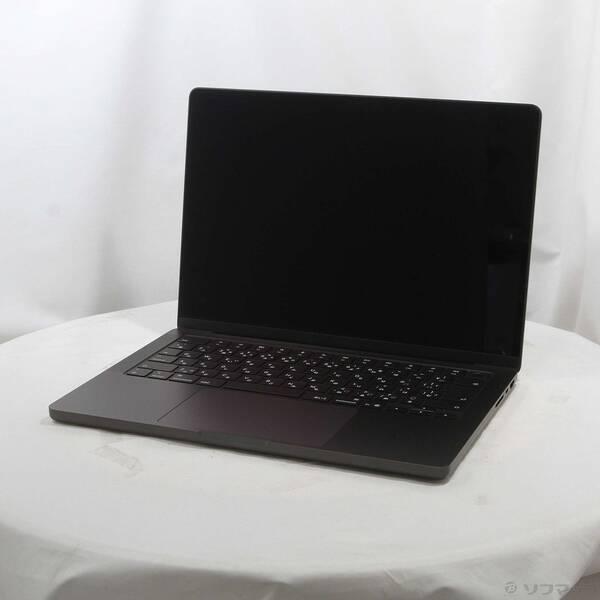 〔中古〕〔展示品〕 MacBook Pro 14.2-inch Late-2025 MDE04J／A Apple M5 10コアCPU_10コアGPU 16GB SSD512GB スペースブラック 〔26.3 Tahoe〕〔258-ud〕 | 