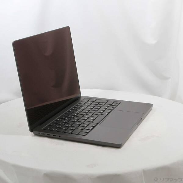 〔中古〕〔展示品〕 MacBook Pro 14.2-inch Late-2025 MDE04J／A Apple M5 10コアCPU_10コアGPU 16GB SSD512GB スペースブラック 〔26.3 Tahoe〕〔258-ud〕 |  | 03