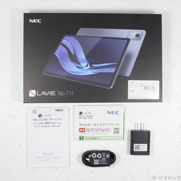 〔中古〕NEC(エヌイーシー) 〔展示品〕 LAVIE Tab T11 T1175／JAS 256GB ルナグレー PC-T1175JAS Wi-Fi〔295-ud〕 |  | 04