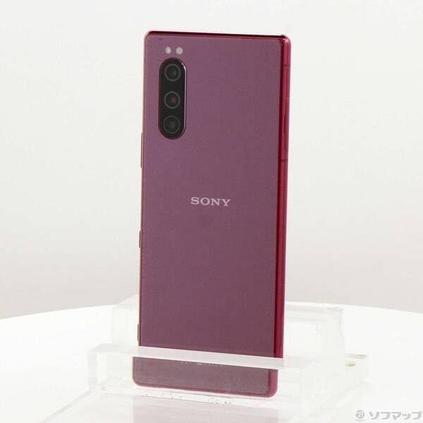 〔中古〕SONY(ソニー) Xperia 5 64GB レッド SOV41 auロック解除SIMフリー〔371-ud〕 | 