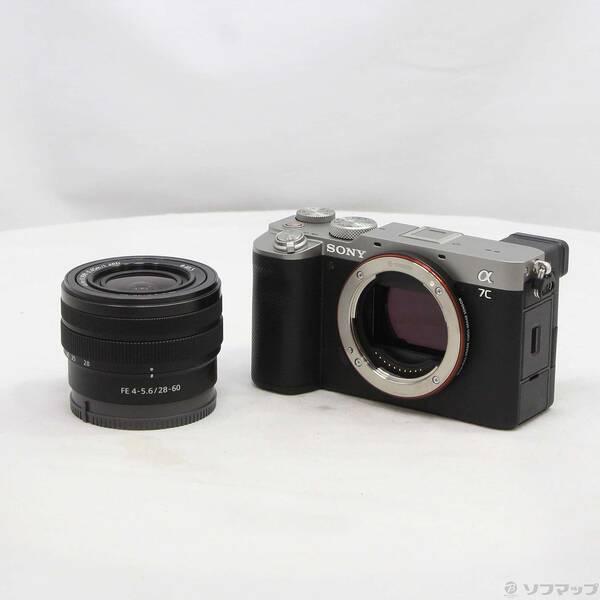 〔中古〕SONY(ソニー) α7C ズームレンズキット シルバー ILCE-7CL S〔251-ud〕 | 