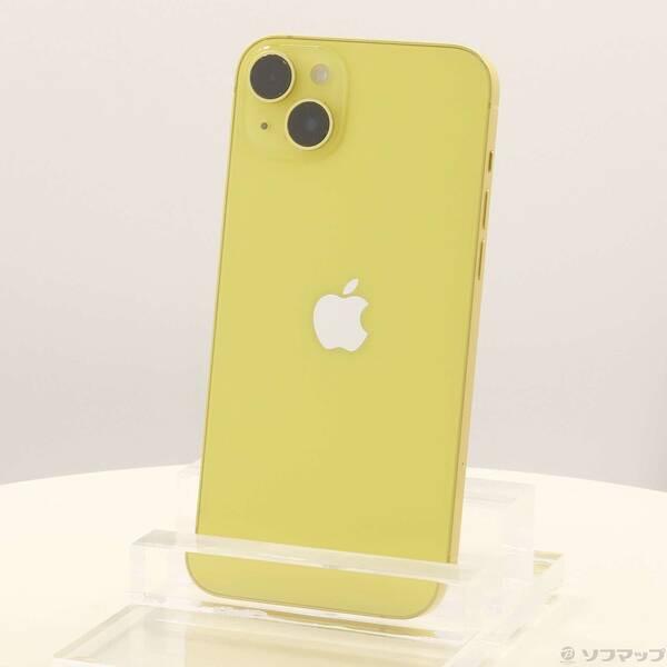〔中古〕Apple(アップル) iPhone14 Plus 128GB イエロー MR603J／A SIMフリー〔377-ud〕 | 