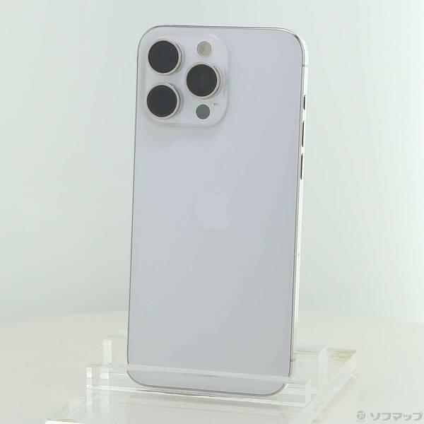 〔中古〕Apple(アップル) iPhone15 Pro Max 256GB ホワイトチタニウム MU6Q3J／A SIMフリー〔348-ud〕 | 