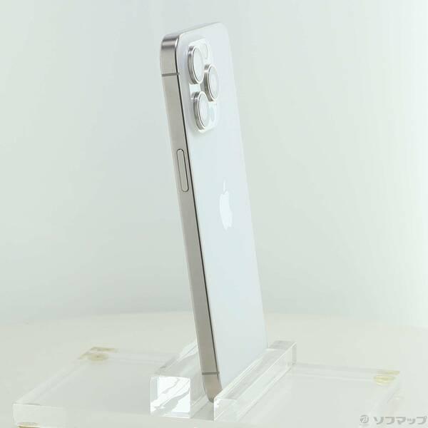 〔中古〕Apple(アップル) iPhone15 Pro Max 256GB ホワイトチタニウム MU6Q3J／A SIMフリー〔348-ud〕 |  | 03