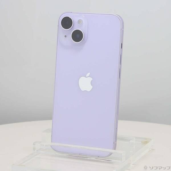 〔中古〕Apple(アップル) iPhone14 128GB パープル MPUY3J／A SIMフリー〔258-ud〕 | 