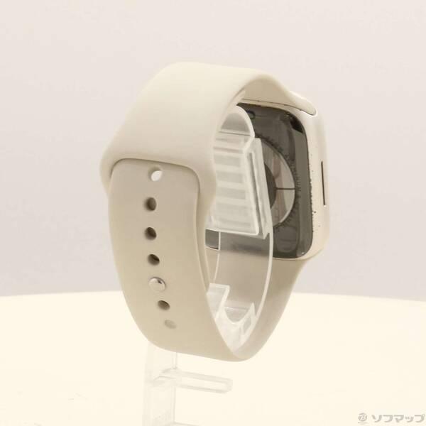 〔中古〕Apple(アップル) Apple Watch Series 7 GPS 45mm スターライトアルミニウムケース スターライトスポーツバンド〔251-ud〕 |  | 02