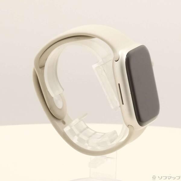 〔中古〕Apple(アップル) Apple Watch Series 7 GPS 45mm スターライトアルミニウムケース スターライトスポーツバンド〔251-ud〕 |  | 03
