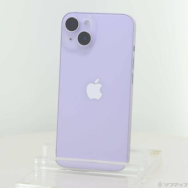 〔中古〕Apple(アップル) iPhone14 128GB パープル MPUY3J／A SIMフリー〔305-ud〕 | 