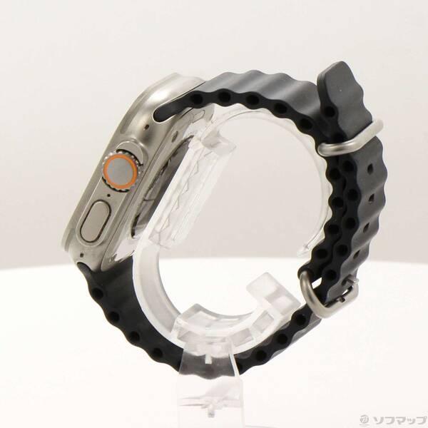 〔中古〕Apple(アップル) Apple Watch Ultra GPS + Cellular 49mm チタニウムケース ミッドナイトオーシャンバンド〔262-ud〕 |  | 01