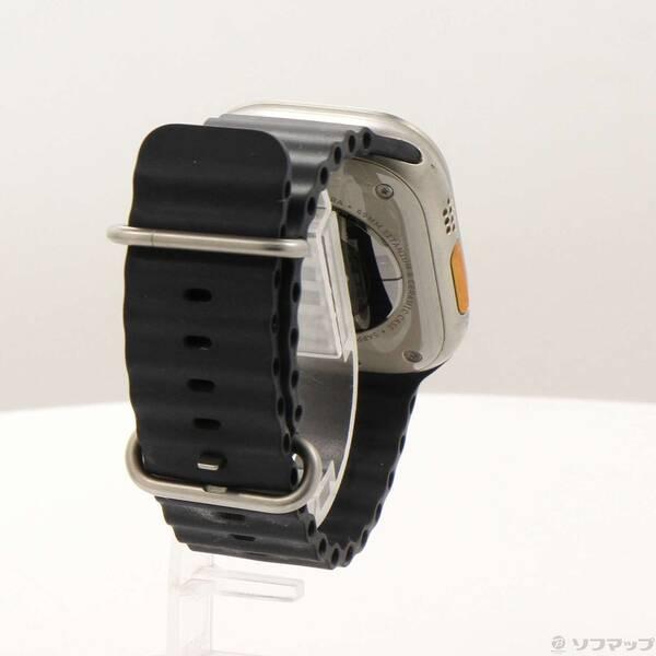 〔中古〕Apple(アップル) Apple Watch Ultra GPS + Cellular 49mm チタニウムケース ミッドナイトオーシャンバンド〔262-ud〕 |  | 02