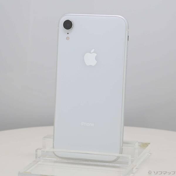 〔中古〕Apple(アップル) iPhoneXR 64GB ホワイト MT032J／A SIMフリー〔305-ud〕 | 