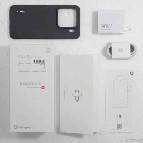 〔中古〕XIAOMI Xiaomi 15 512GB グリーン MZB0KEDJP SIMフリー〔352-ud〕 |  | 04