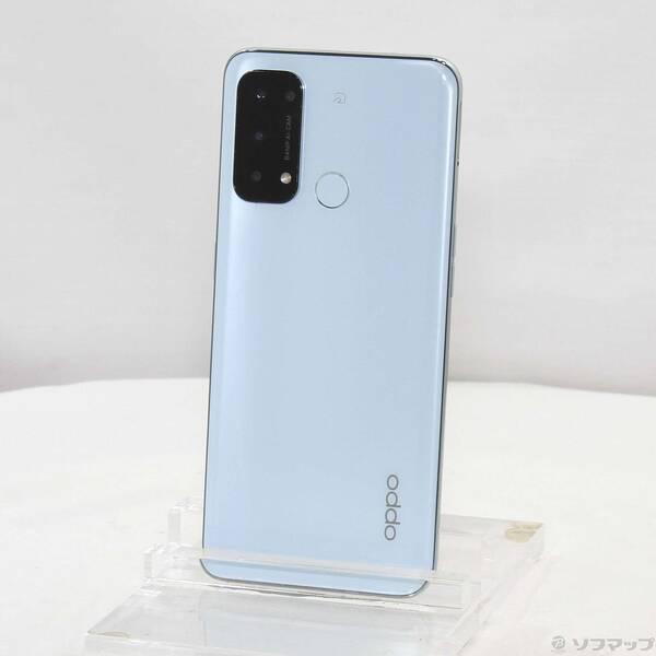 〔中古〕ワイモバイル Reno5 A 128GB アイスブルー A103OP Y!mobile SIMフリー〔269-ud〕 | 