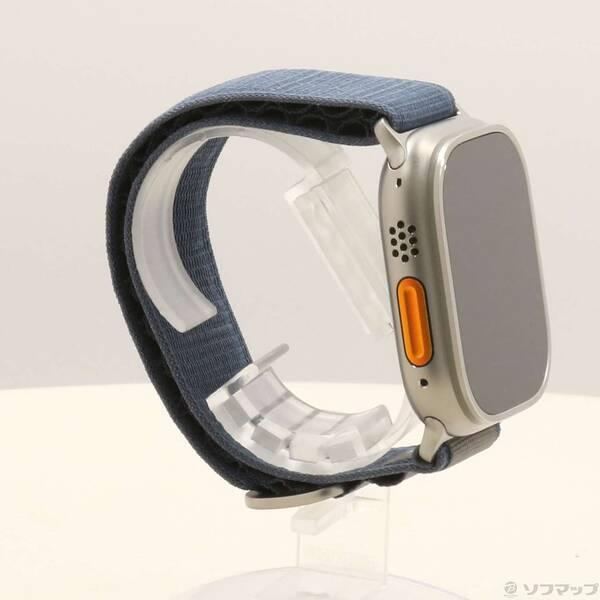 〔中古〕Apple(アップル) Apple Watch Ultra 2 GPS + Cellular 49mm チタニウムケース ブルーアルパインループ〔377-ud〕 |  | 03