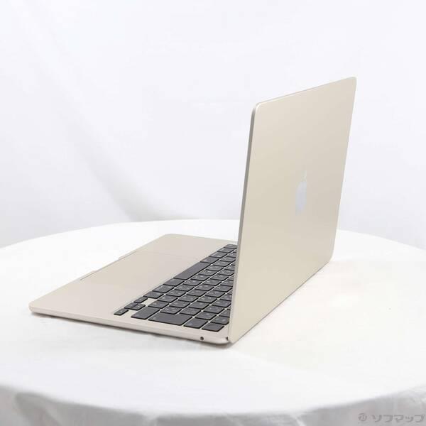 〔中古〕Apple(アップル) MacBook Air 13.6-inch Late-2024 MC8J4J／A Apple M3 8コアCPU_8コアGPU 16GB SSD256GB スターライト 〔26.3 Tahoe〕〔198-ud〕 |  | 01