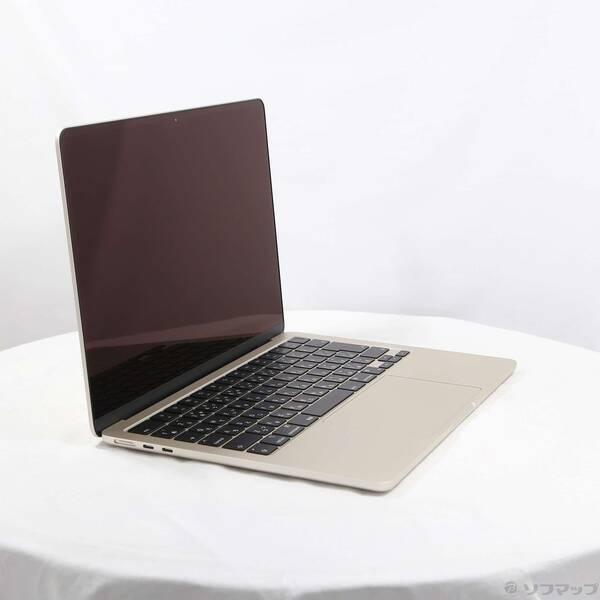 〔中古〕Apple(アップル) MacBook Air 13.6-inch Late-2024 MC8J4J／A Apple M3 8コアCPU_8コアGPU 16GB SSD256GB スターライト 〔26.3 Tahoe〕〔198-ud〕 |  | 03