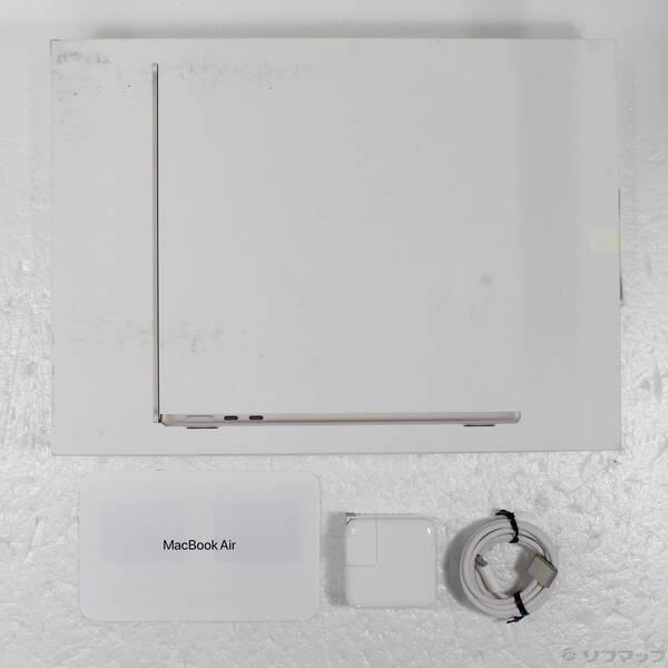 〔中古〕Apple(アップル) MacBook Air 13.6-inch Late-2024 MC8J4J／A Apple M3 8コアCPU_8コアGPU 16GB SSD256GB スターライト 〔26.3 Tahoe〕〔198-ud〕 |  | 04