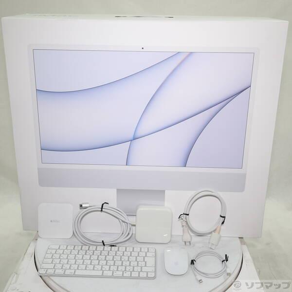 〔中古〕Apple(アップル) iMac 24-inch Mid-2021 MGPD3J／A Apple M1 8コアCPU_8コアGPU 8GB SSD512GB シルバー 〔26.3 Tahoe〕〔344-ud〕 |  | 04