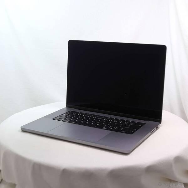 〔中古〕MacBook Pro 16.2-inch Late-2021 MK183J／A Apple M1 Pro 10コアCPU_16コアGPU 16GB SSD512GB スペースグレイ 〔26.3 Tahoe〕〔348-ud〕 | 