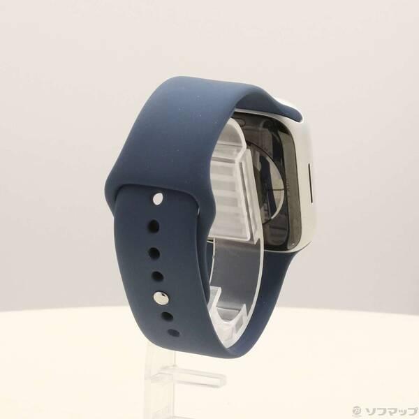 〔中古〕Apple(アップル) Apple Watch Series 9 GPS 45mm シルバーアルミニウムケース ストームブルースポーツバンド〔352-ud〕 |  | 02