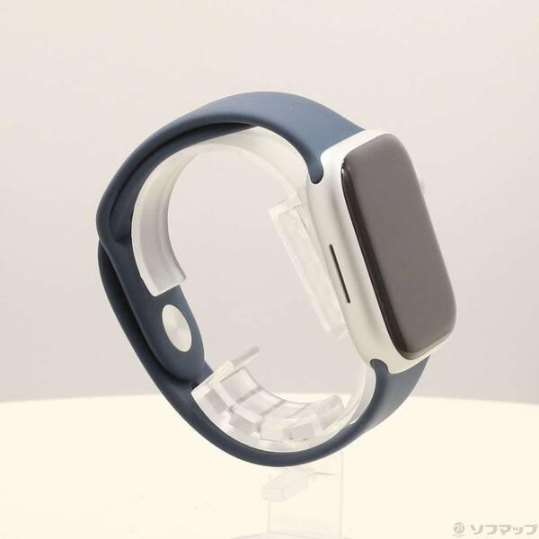 〔中古〕Apple(アップル) Apple Watch Series 9 GPS 45mm シルバーアルミニウムケース ストームブルースポーツバンド〔352-ud〕 |  | 03