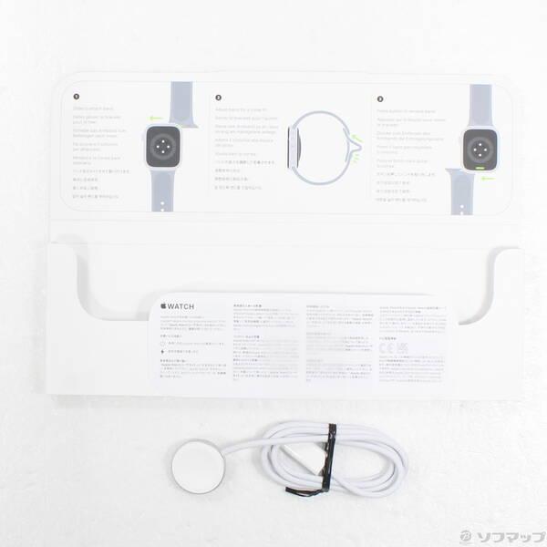 〔中古〕Apple(アップル) Apple Watch Series 9 GPS 45mm シルバーアルミニウムケース ストームブルースポーツバンド〔352-ud〕 |  | 04
