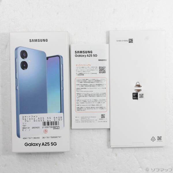 〔中古〕SAMSUNG(サムスン) Galaxy A25 5G 64GB ブルー SCG33 au SIMフリー〔344-ud〕 |  | 04