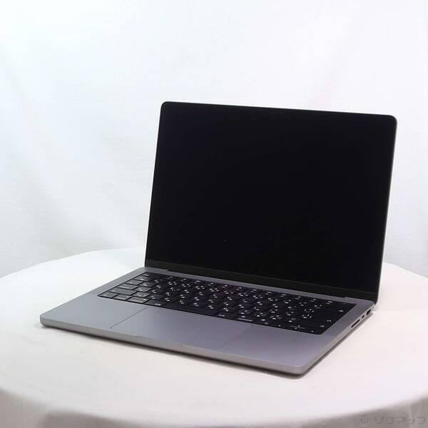 〔中古〕MacBook Pro 14.2-inch Late-2021 MKGP3J／A Apple M1 Pro 8コアCPU_14コアGPU 16GB SSD512GB スペースグレイ 〔12.0 Monterey〕〔198-ud〕 | 