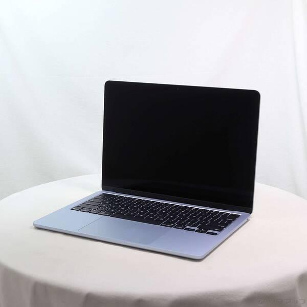 〔中古〕Apple(アップル) MacBook Air 13.6-inch Early-2025 MC6U4J／A Apple M4 10コアCPU_10コアGPU 16GB SSD512GB スカイブルー 〔26.3 Tahoe〕〔262-ud〕 | 