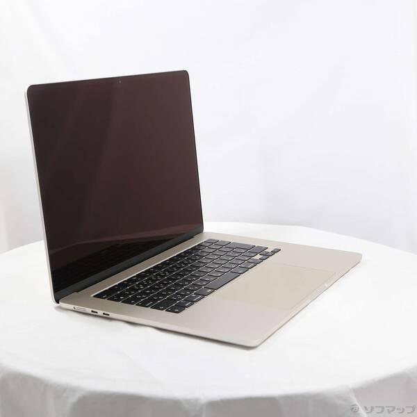 〔中古〕Apple(アップル) MacBook Air 15.3-inch Early-2024 MRYR3J／A Apple M3 8コアCPU_10コアGPU 8GB SSD256GB スターライト 〔26.3 Tahoe〕〔348-ud〕 |  | 03