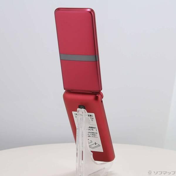 中古〕KYOCERA(京セラ) DIGNO ケータイ KY-42C レッド docomo SIM