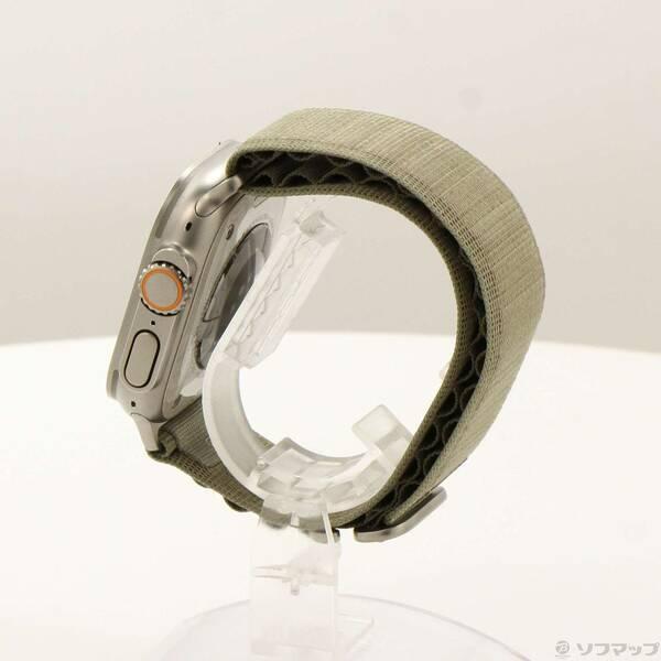〔中古〕Apple(アップル) Apple Watch Ultra 2 GPS + Cellular 49mm チタニウムケース オリーブアルパインループ〔262-ud〕 |  | 01